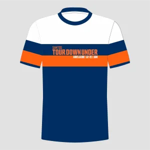 2024 TDU TEE  WHITE NAVY