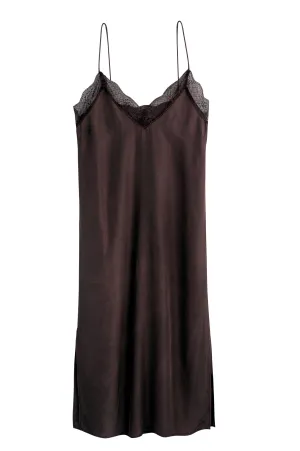 Chocolate Made Silk Camisole Dress